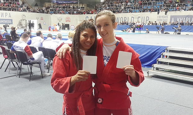 SAMBO athletes participated in the White Card campaign