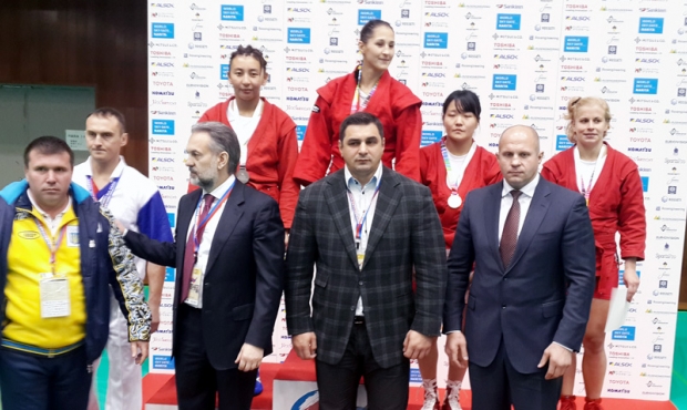 Winners and prize-winners of the Third Day of the World Sambo Championship 2014