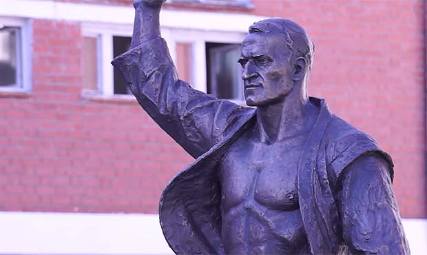 Opening of the monument to Mikhail BURDIKOV
