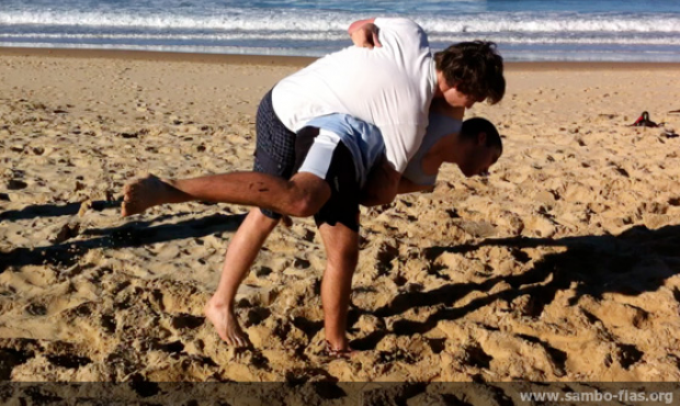 Пляжное САМБО в Австралии: на песке под шум прибоя