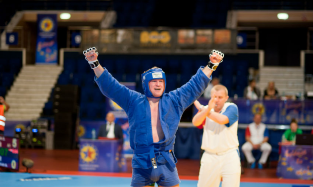 Emotions on the first day of the 2014 European Sambo Championship