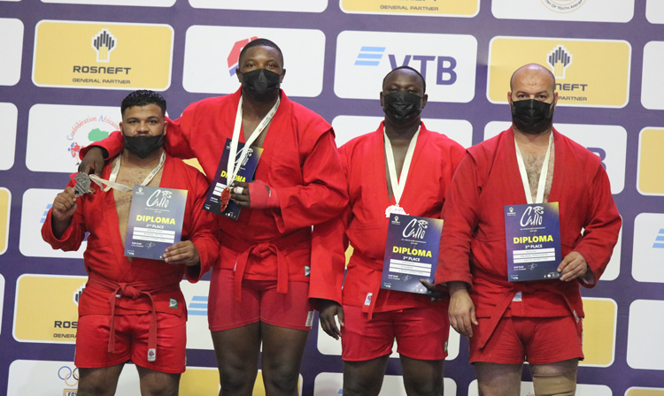 Winners of the 2nd Day of the African SAMBO Championships 2021 in Cairo