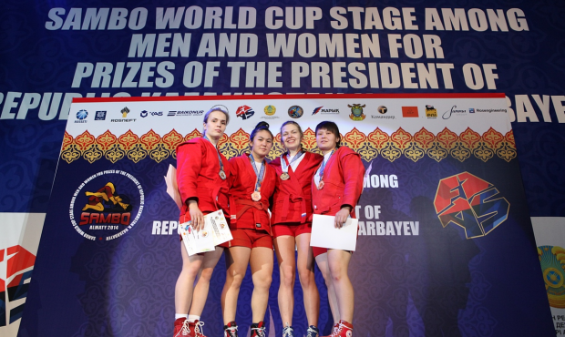 Winners and Prize-winners of the 2 day of Sambo World Cup Stage in Kazakhstan