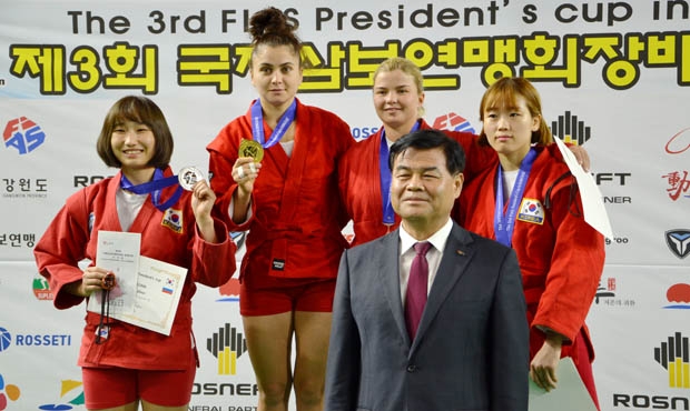 Interviews with winners and medalists on the 2nd day of the 2017 FIAS President's SAMBO Cup