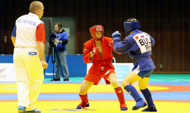Winners and prize-winners of the Second Day of the World Sambo Championship 2014