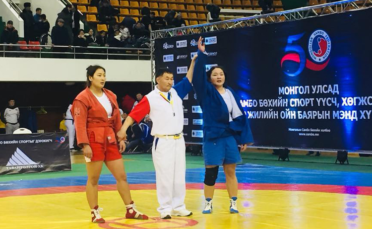 Чемпионат Монголии по самбо 2018