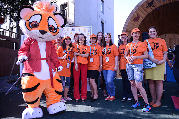 [Фоторепортаж]: В международный день тигра самбисты провели мастер-класс в Московском зоопарке